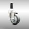 Service Caster 3 Inch 316SS Thermoplastic Rubber Wheel Swivel 1-1/8 Inch Expanding Stem Caster SCC-SS316EX20S314-TPRB-118 - alternate 1